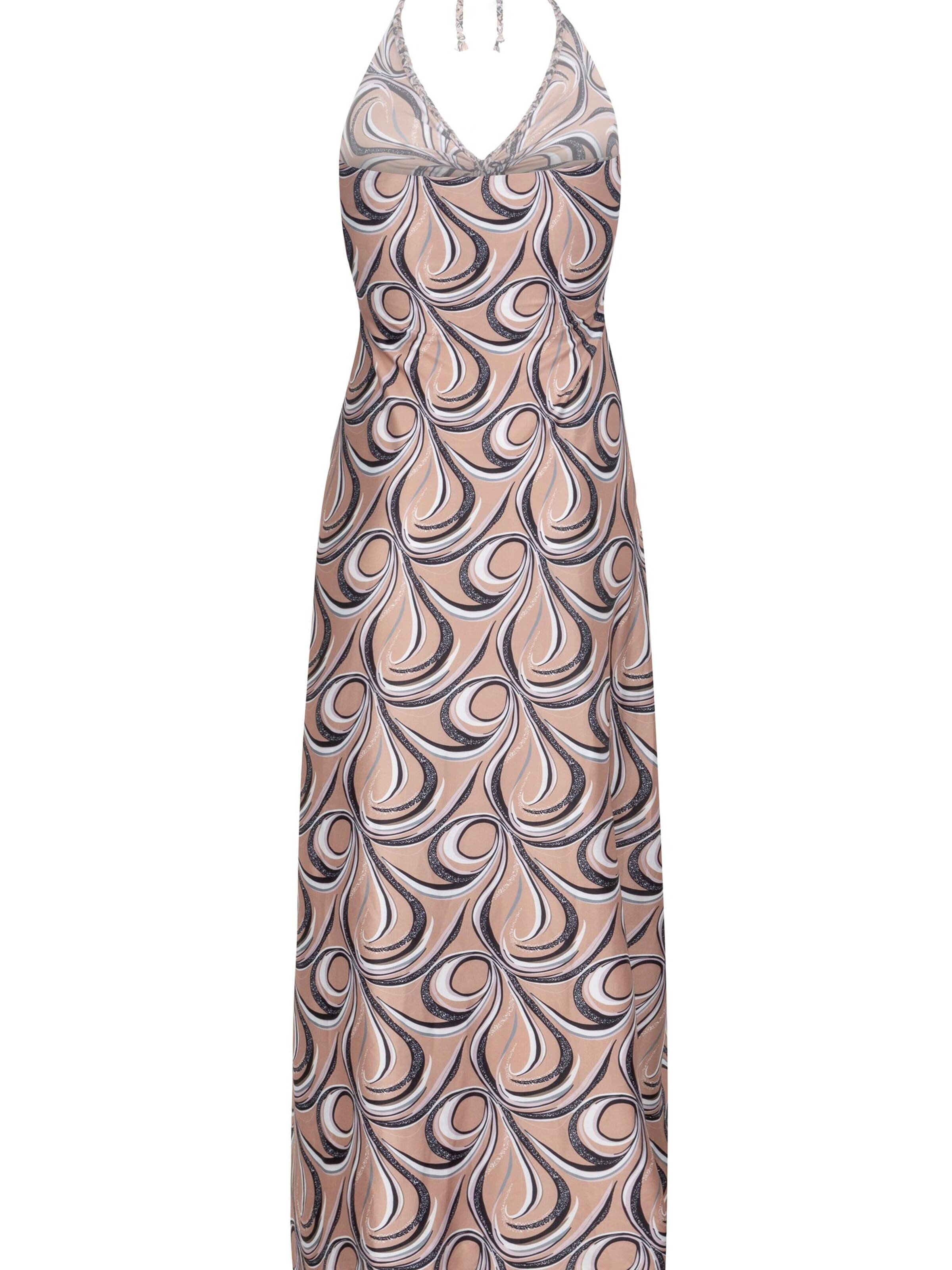 Chic by Lirette Jurk 'Halter dress Noe' in Beige