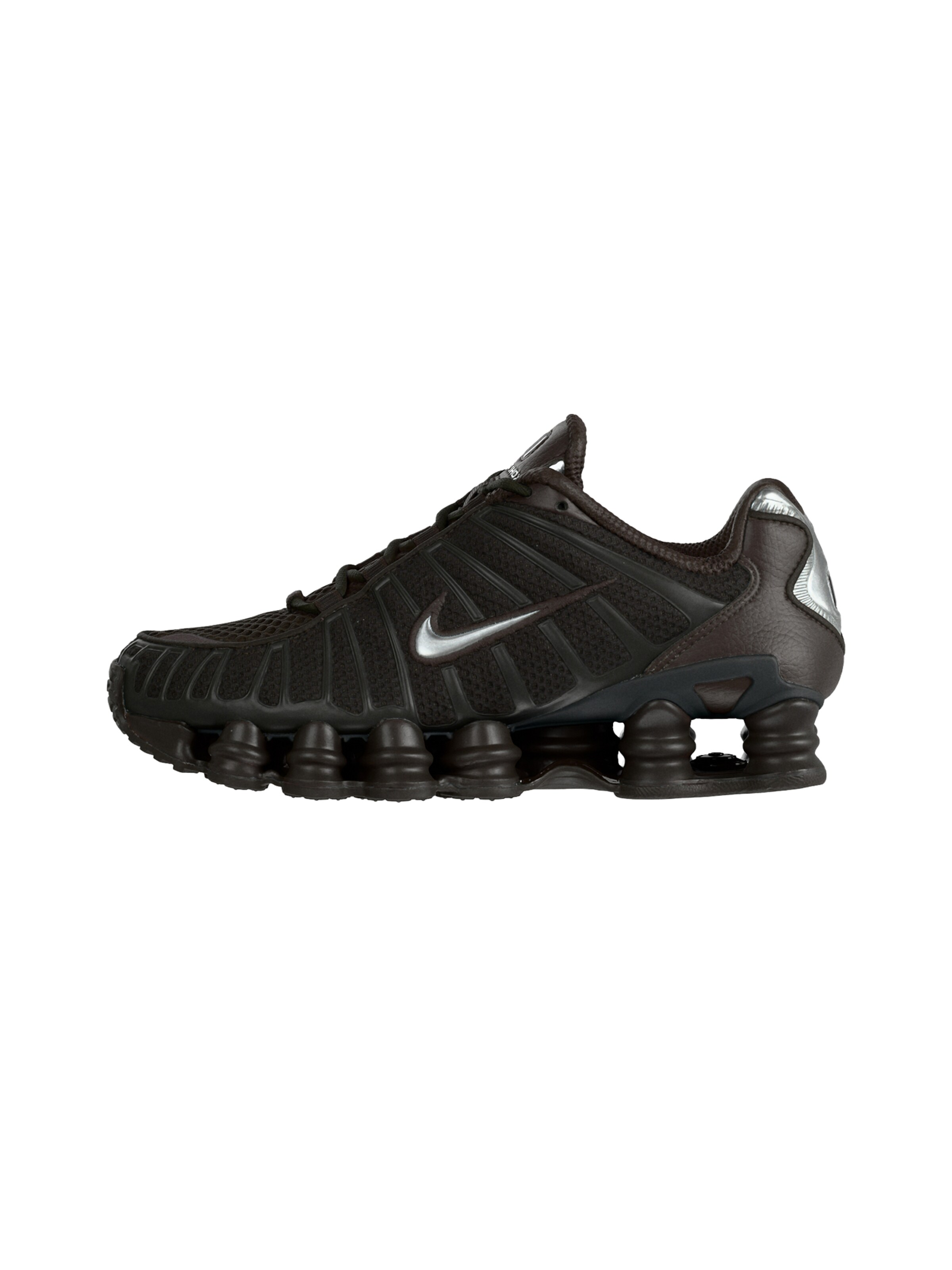 Nike Sportswear Platform trainers 'Shox' in Brown: front