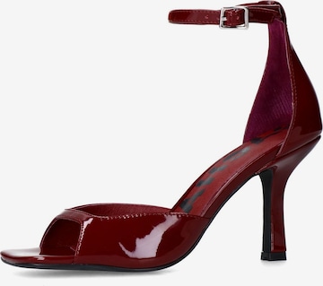 Sandales SACHA en rouge : devant