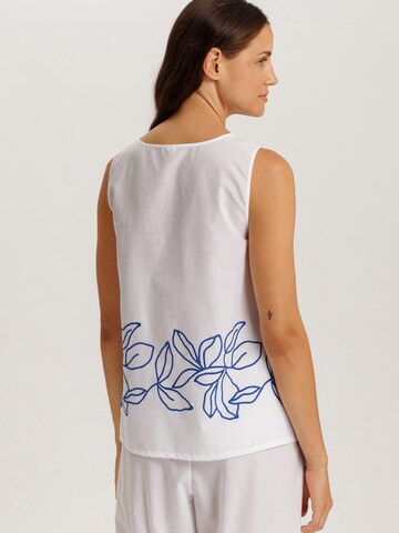 Hanro Pajama shirt ' Liz ' in White