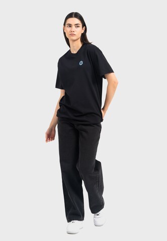Oldskull Shirt 'Retro Roadtrip Logo Graphic' in Black