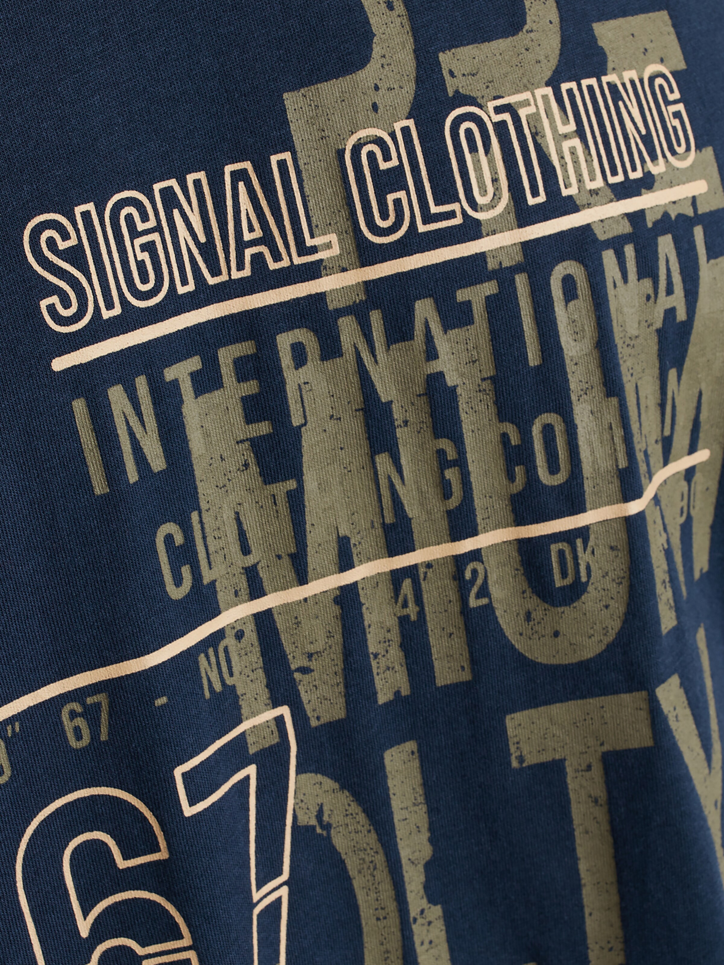Vêtements T-Shirt Gavin Signal en Bleu 