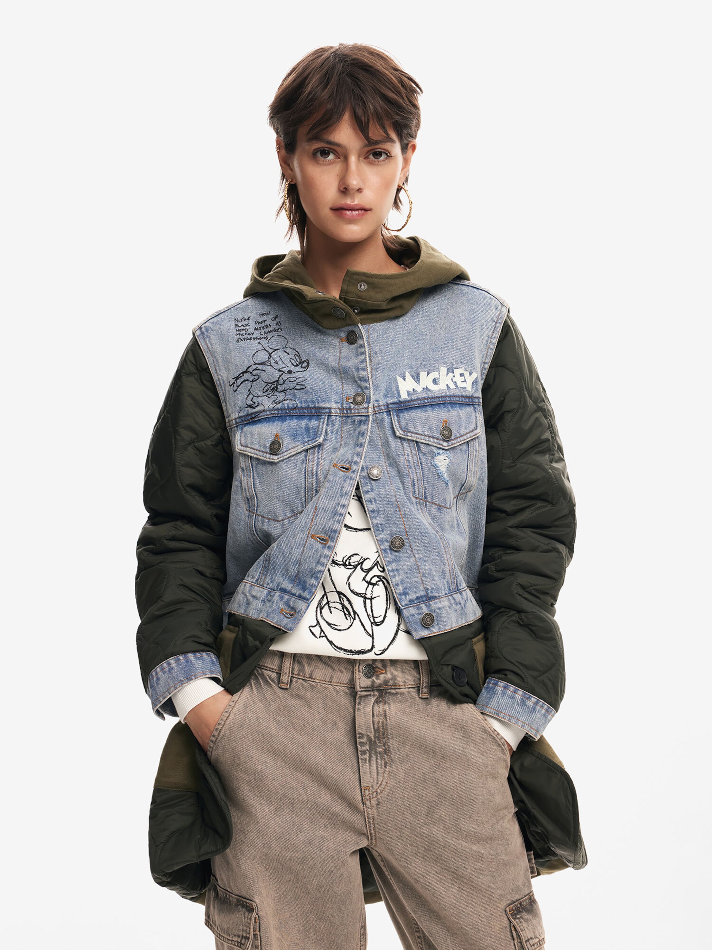 Parka di jeans deals