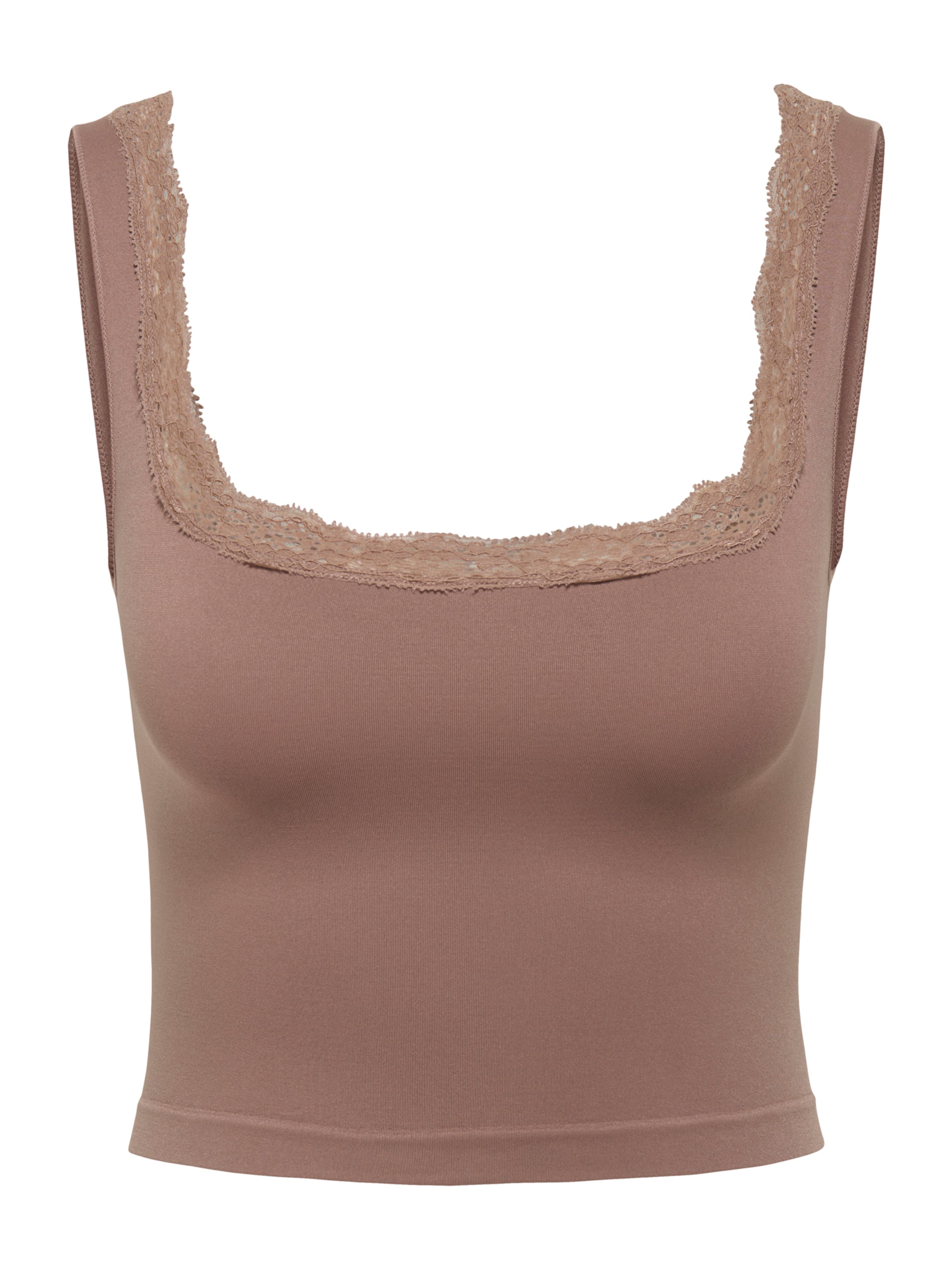 ONLY Φανέλα &#x27;ONLVICKY&#x27; σε καφέ: μπροστά