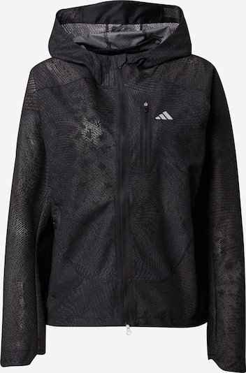ADIDAS PERFORMANCE Športna jakna 'Adizero ' | črna / bela barva, Prikaz izdelka