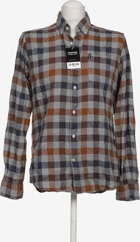 Barbour Button Up Shirt in M in Grey: front