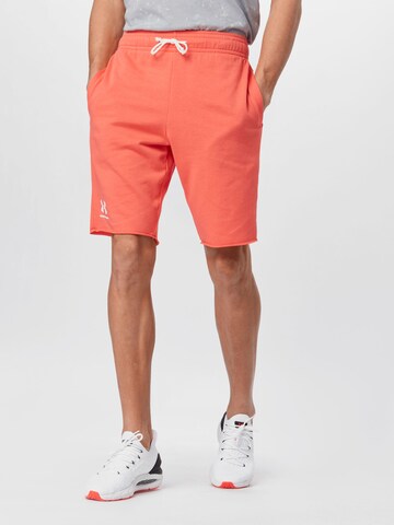 UNDER ARMOUR - regular Pantalón deportivo 'Rival' en rojo: frente