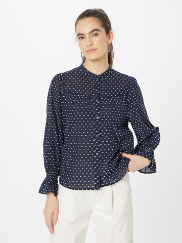 Atelier Rêve Blouse in Blue: front