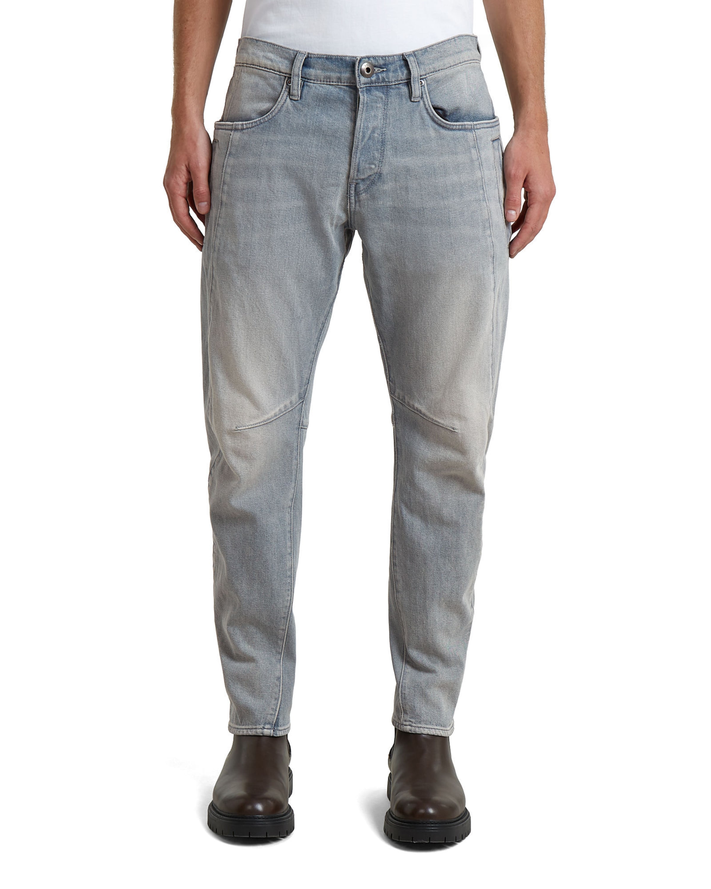 G-STAR Slimfit Jeans - 'Contor Slim Jeans' in Grau: Vorderseite