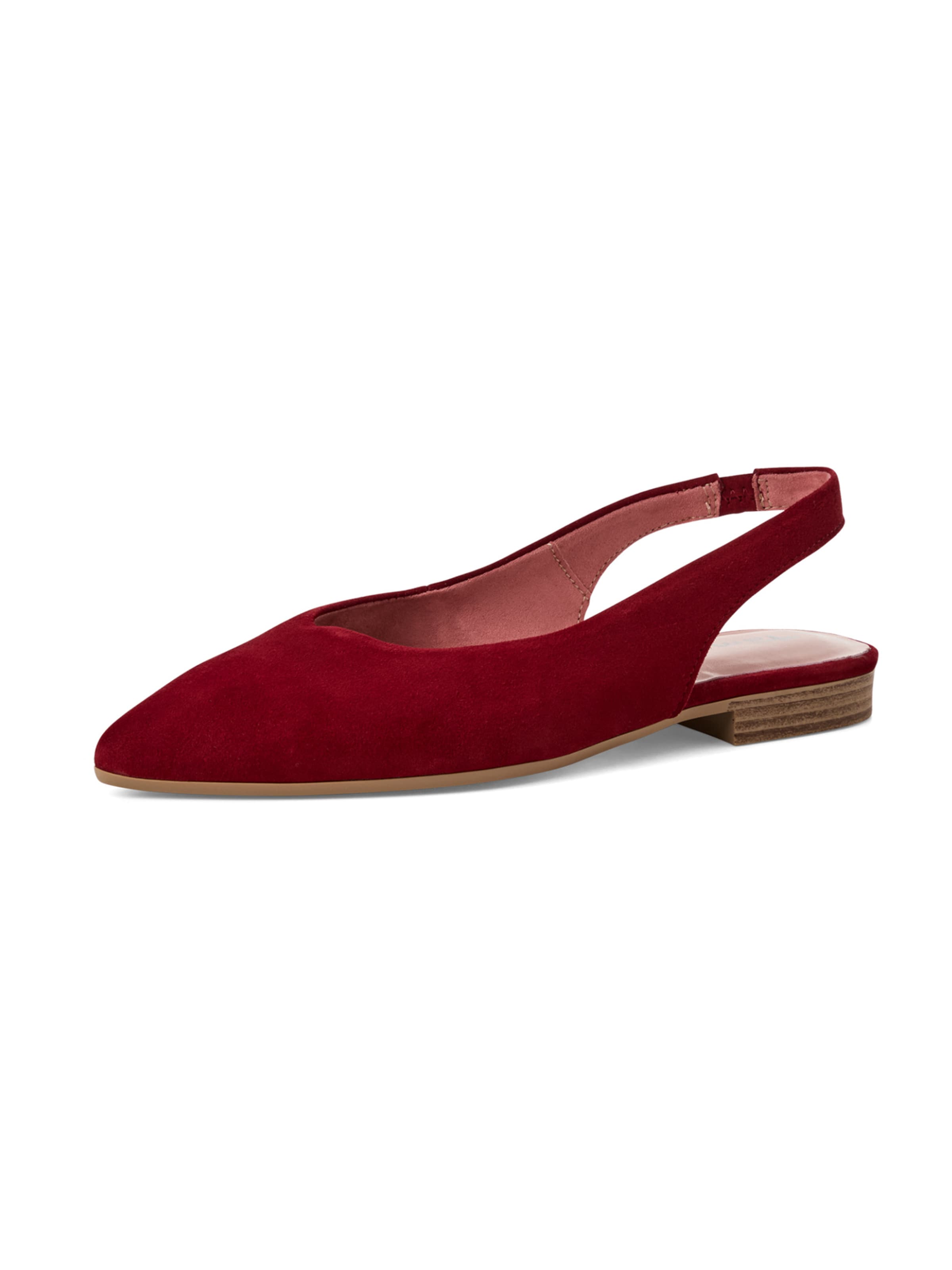 Tamaris Ballet Flats in Red: front