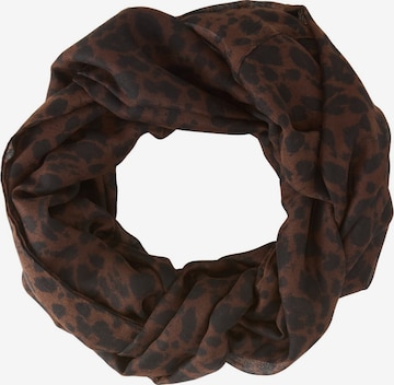 TOM TAILOR Schlauchschal in Braun: Vorderseite