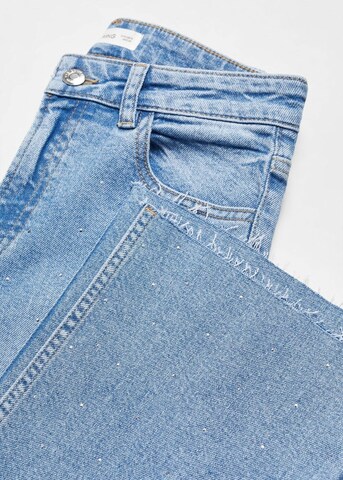 MANGO TEEN Flared Jeans 'Fantasy' in Blau