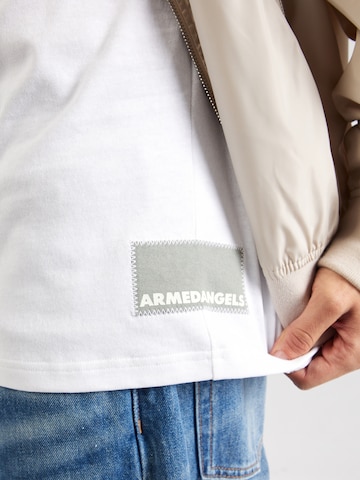 ARMEDANGELS Shirt 'MAARKOS PATCH' in White