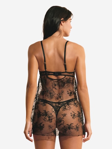 ETAM Negligée 'Constellation' in Schwarz