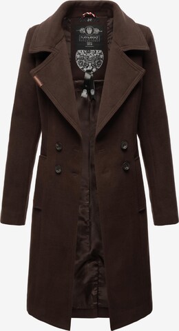 NAVAHOO Between-seasons coat 'Wooly' in Brown