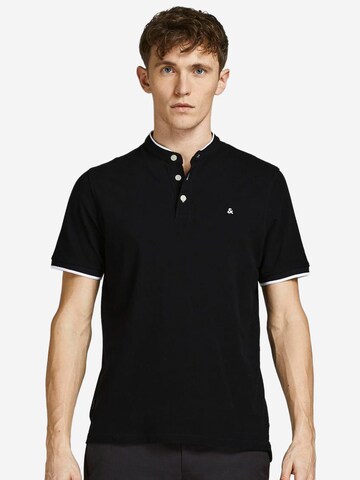 JACK & JONES Shirt 'Paulos Mao' in Zwart