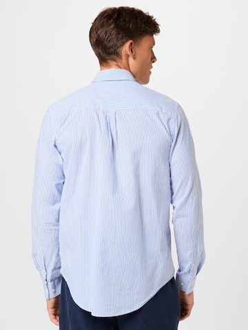 Les Deux - Ajuste regular Camisa 'Louis' en azul