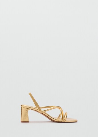 MANGO TEEN Sandals 'Capri' in Gold