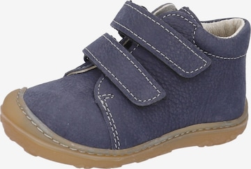 Pepino First-Step Shoes in Blue: front
