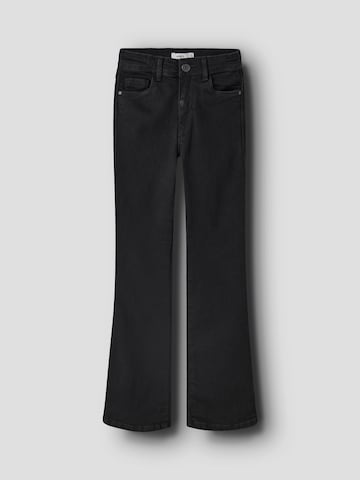 NAME IT Bootcut Jeans 'NKFPOLLY SKINNY BOOT JEANS 1142-AU'‌‌ in Schwarz
