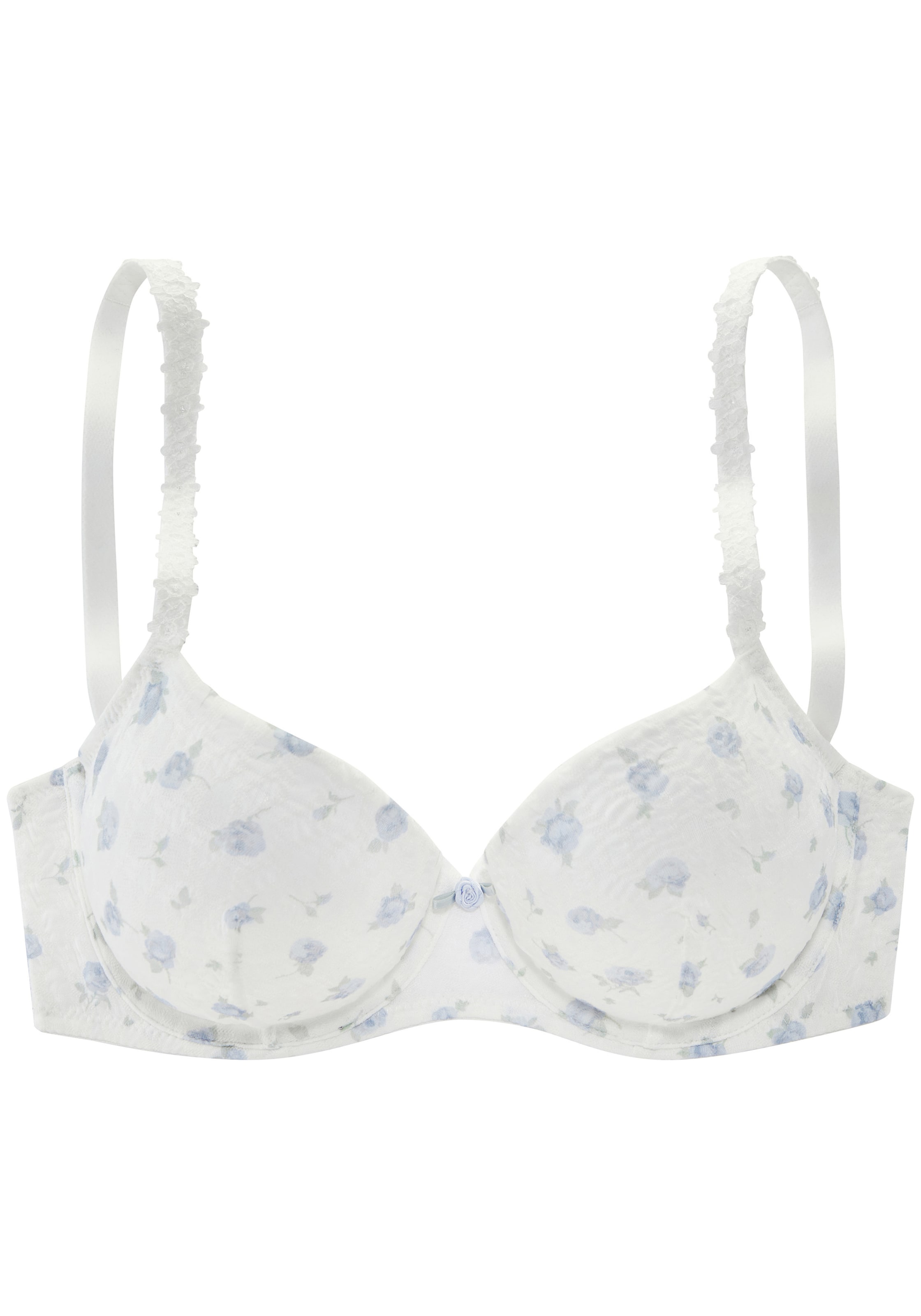 VIVANCE by LASCANA Soutien-gorge en 70/D en vert clair / violet clair / blanc cassé, Vue avec produit