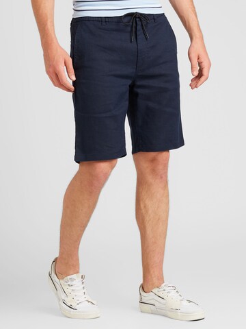 BOSS Regular Chino in Blauw: voorkant