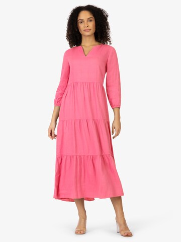 Robe mint & mia en rose : devant