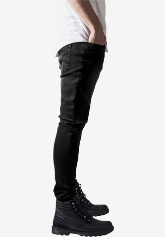 Urban Classics Skinny Jeans in Schwarz