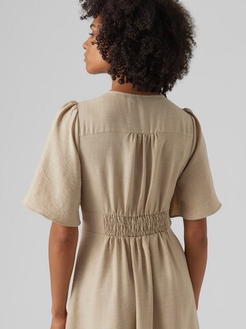 VERO MODA Kleid 'VMMelaney' in Beige