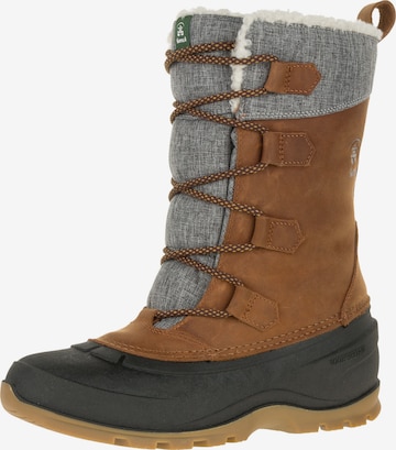 Kamik Snow Boots 'Snowgem' in Brown: front