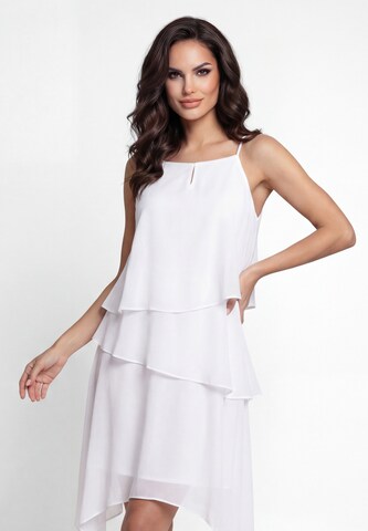 faina Cocktail dress 'Festive' in White: front