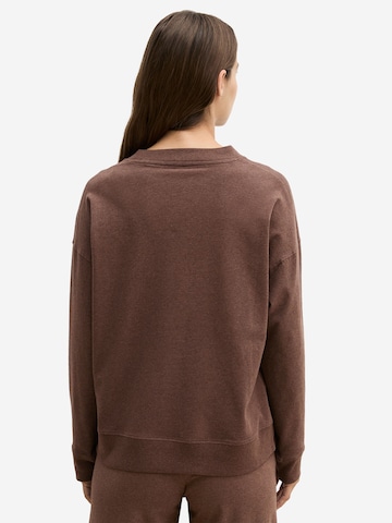 T-shirt ' Loungewear-Styles ' Marc O'Polo en marron