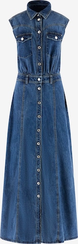 GUESSKošulja haljina 'RUGIADA' - plava boja: prednji dio