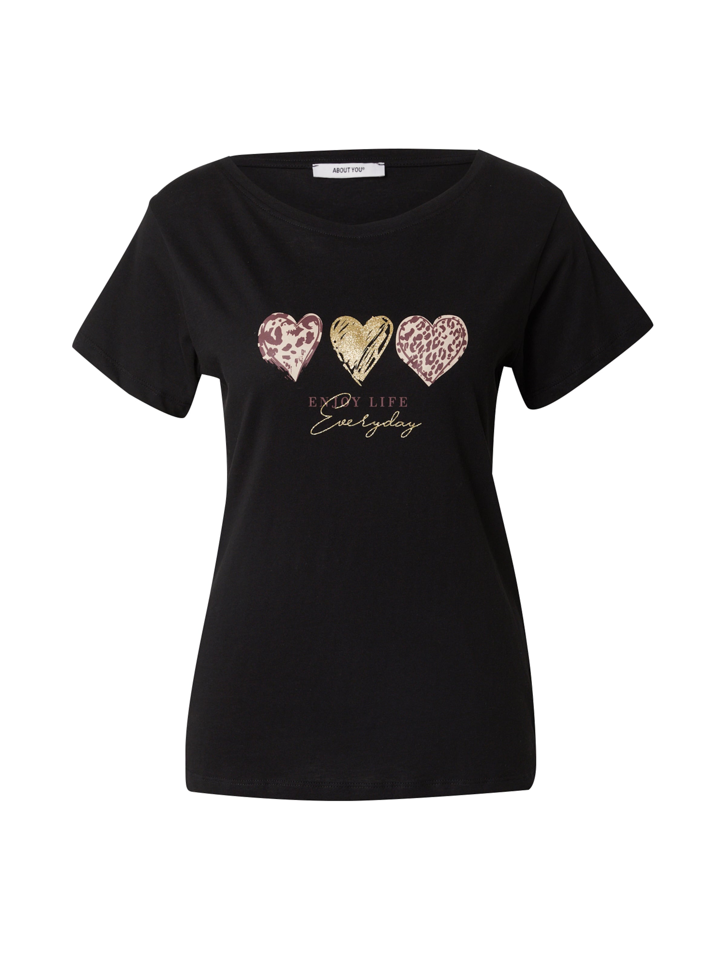 ABOUT YOU Shirt 'Isa' in Black: front