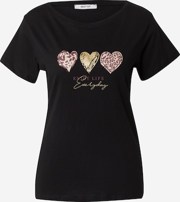 ABOUT YOU T-Shirt 'Isa' in Schwarz: Vorderseite
