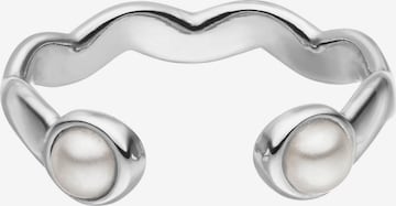 PURELEI Ring 'Dewdrop' in Silber: Vorderseite