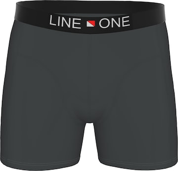 Line One Μποξεράκι 'Herren Boxershorts aus Baumwolle' σε γκρι: μπροστά