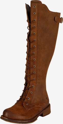 Felmini Wide Fit Schnürstiefel 'Cooper W110' in Braun: Vorderseite