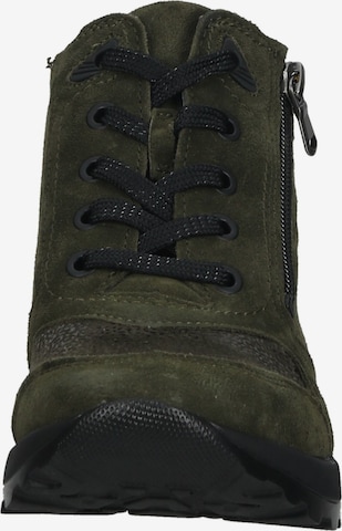 WALDLÄUFER Lace-Up Ankle Boots in Green