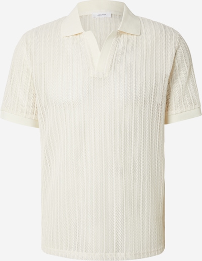 DAN FOX APPAREL Majica 'Hennes' u bež / bijela, Pregled proizvoda