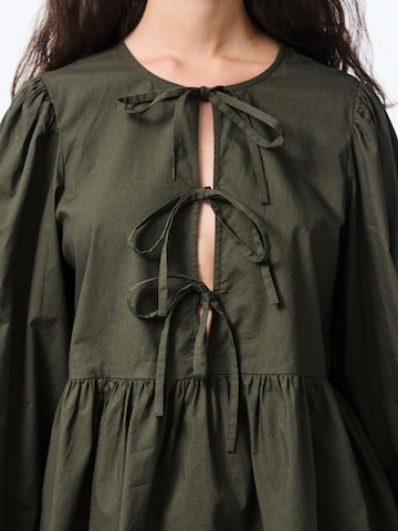 PIECES Blouse 'PCJolly' in Green