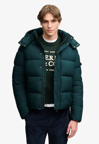 Superdry & Co Winter Jacket 'Premium' in Green
