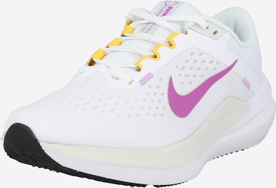 NIKE Chaussure de course 'Air Winflo 10' en jaune / violet / blanc, Vue avec produit