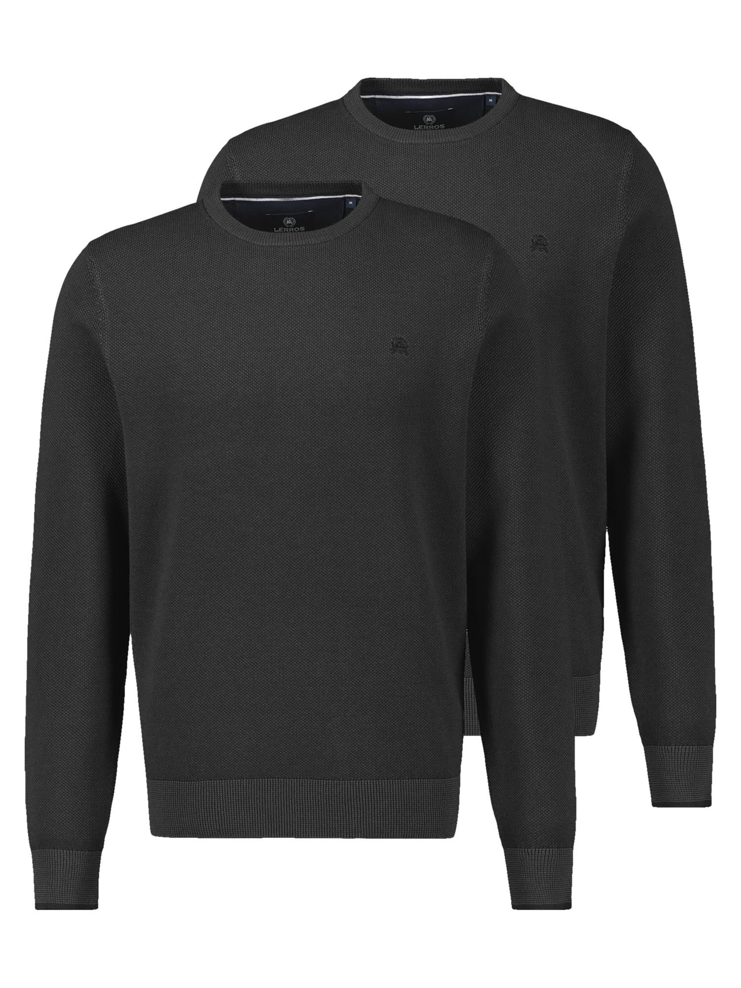 LERROS Sweater 'Basic' in Black: front