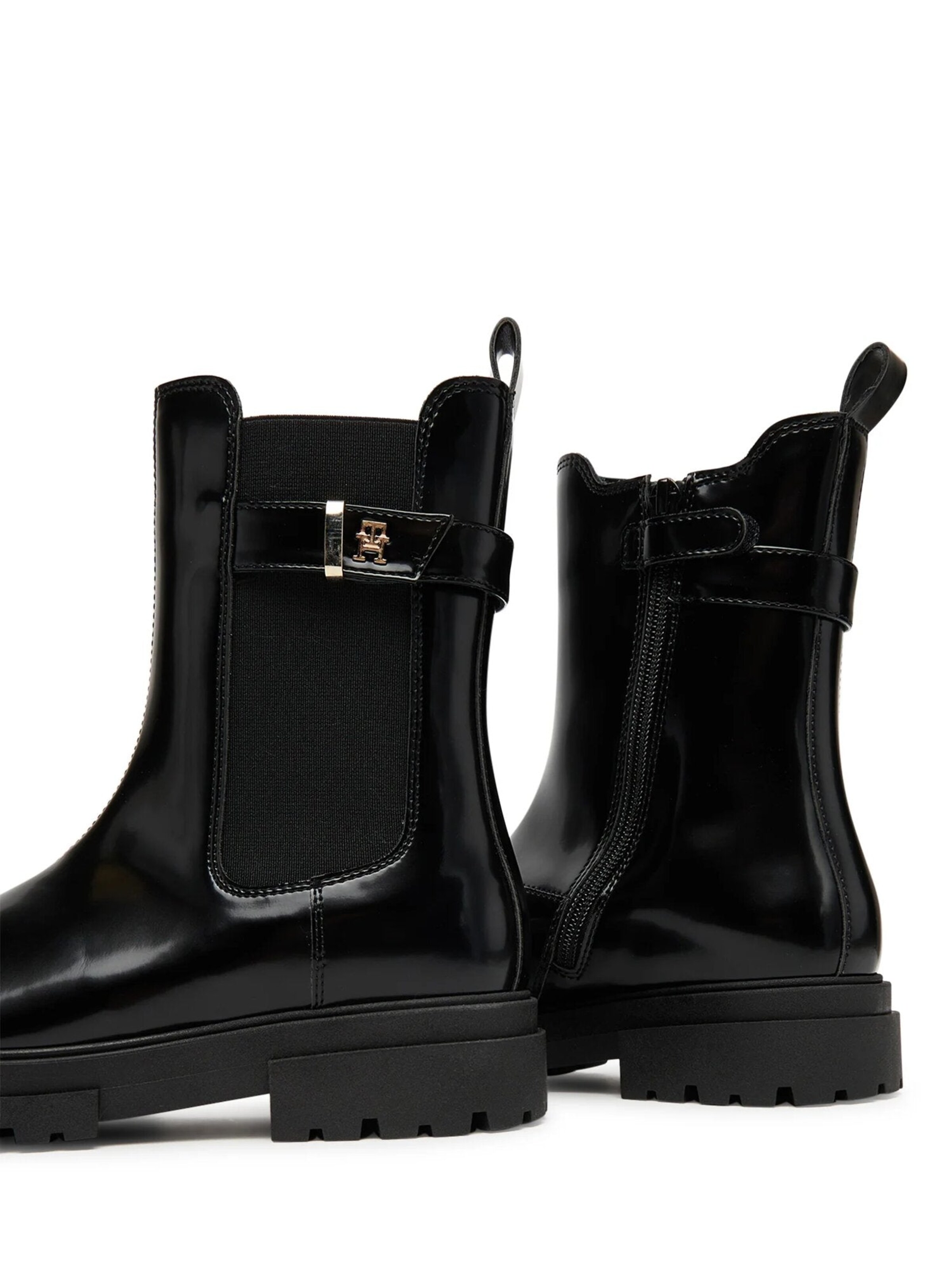 TOMMY HILFIGER Ботуши 'Night' в черно