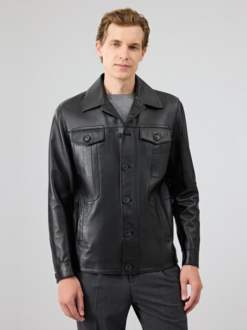 Derimod - Chaqueta de entretiempo en negro: frente