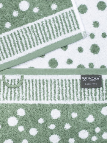 ROSS Towel 'Punkte allover' in Green