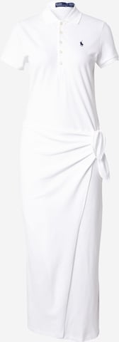 Robe Polo Ralph Lauren en blanc : devant