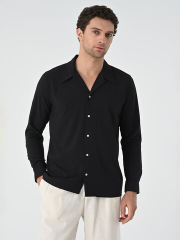 Antioch Regular Fit Hemd in Schwarz