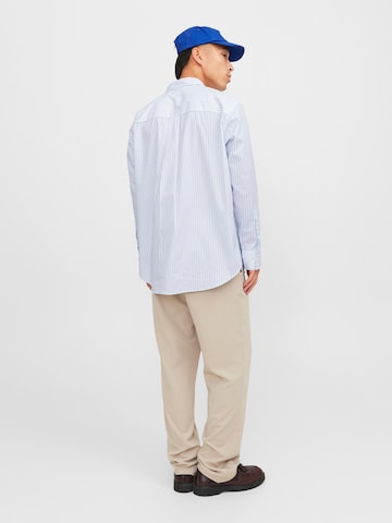 JACK & JONES Comfort fit Button Up Shirt 'Bill' in White